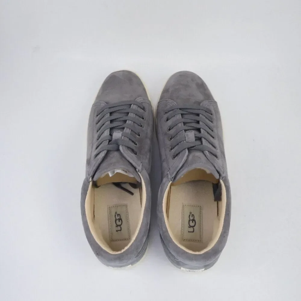 UGG Women's Size US 9 Tomi Lace Up Gray Suede Sneakers 1005484 NWOB